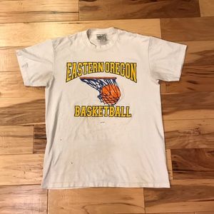 Vintage Eastern Oregon Basketball Shirt